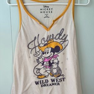Disney Mickey Mouse Wild West Tank Top